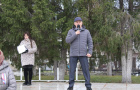 Митинг, посвященный поддержки российских солдат, наших земляков, участников СВО и их семей.