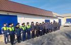 В ОМВД прошел строевой смотр, сотрудники полиции перешли на ношение зимней формы одежды