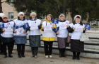 Митинг, посвященный поддержки российских солдат, наших земляков, участников СВО и их семей.