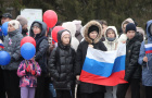 Митинг, посвященный поддержки российских солдат, наших земляков, участников СВО и их семей.