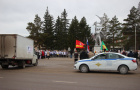 Митинг, посвященный поддержки российских солдат, наших земляков, участников СВО и их семей.