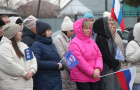 Митинг, посвященный поддержки российских солдат, наших земляков, участников СВО и их семей.