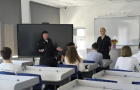 Сотрудники полиции с будущими выпускниками провели профориентационную беседу