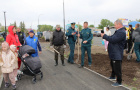 Высадка саженцев ели в сквере «Тропа здоровья».