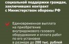 На Южном Урале вводят региональные меры соцподдержки граждан, заключивших контракт с Минобороны РФ