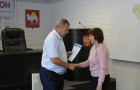 Награждение в ходе аппаратного совещания при Главе района