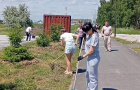 19 июня в сквере «Тропа Здоровья» прошёл субботник